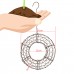 Round Circle Iron Hanging Planter Pot Flowerpot Wire Wreath For Succulent Plant Home Decor   